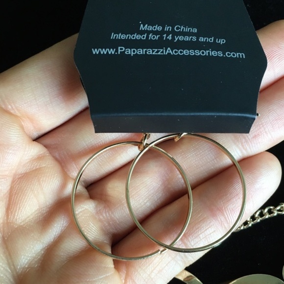 Long Gold Tone Chain Double Layer Sweater Necklace + Free Gift - Picture 9 of 12